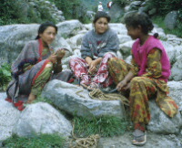 Three local girls